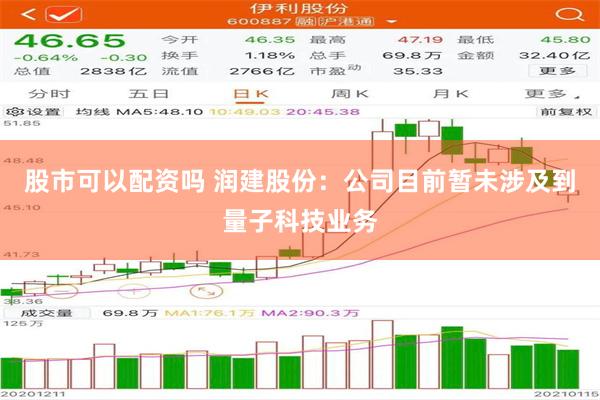 股市可以配资吗 润建股份：公司目前暂未涉及到量子科技业务