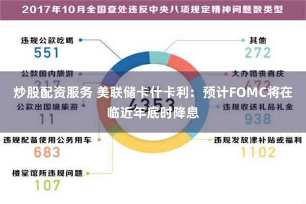 炒股配资服务 美联储卡什卡利：预计FOMC将在临近年底时降息