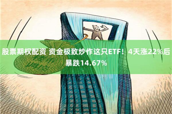 股票期权配资 资金极致炒作这只ETF！4天涨22%后暴跌14.67%