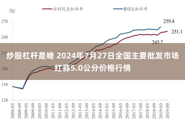 炒股杠杆是啥 2024年7月27日全国主要批发市场红蒜5.0公分价格行情