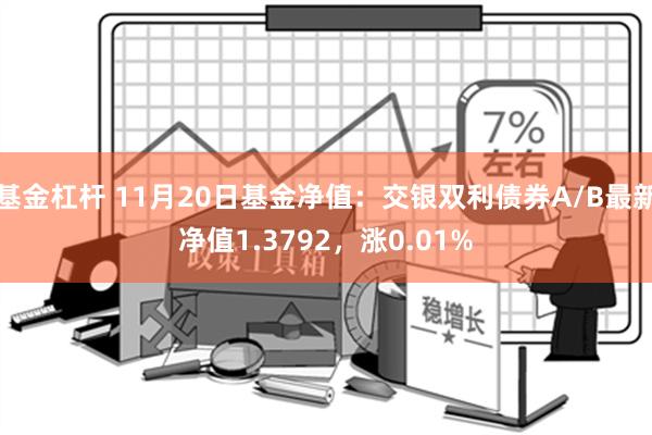 基金杠杆 11月20日基金净值：交银双利债券A/B最新净值1.3792，涨0.01%