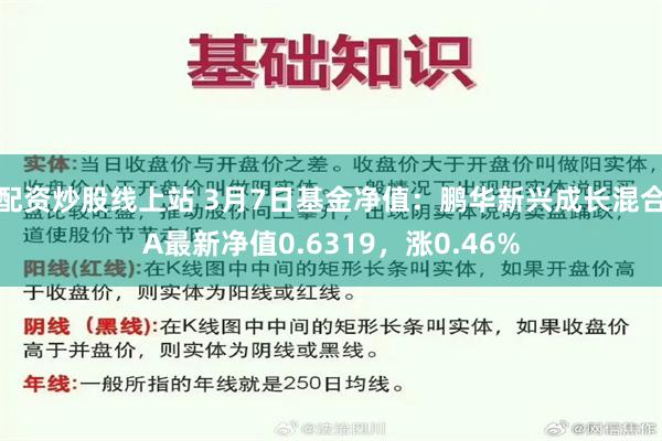 配资炒股线上站 3月7日基金净值：鹏华新兴成长混合A最新净值0.6319，涨0.46%